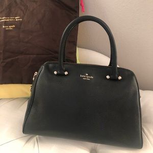 Kate Spade black leather bag